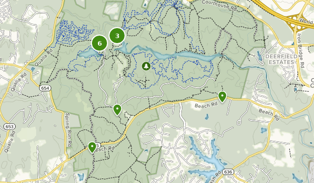 Pocahontas State Park Map