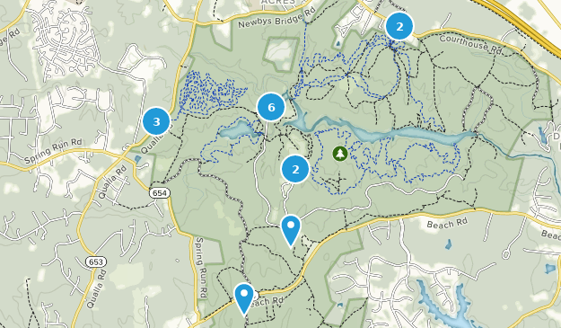 Pocahontas Hmt Trail Map