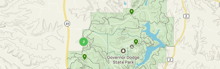 Governor dodge on sale state park hiking