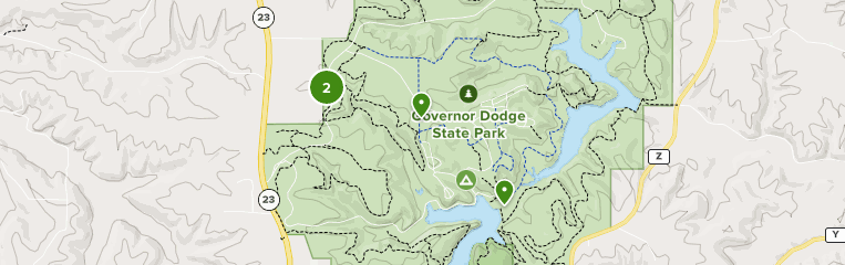 Governor Dodge State Park Trail Map Jksupls7Xzv6-M