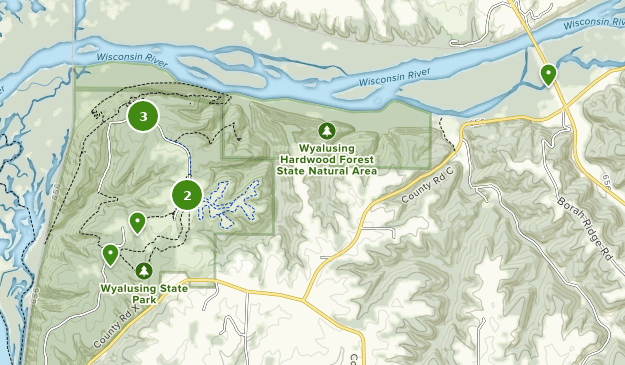 wyalusing state park map Best Nature Trips Trails In Wyalusing State Park Alltrails wyalusing state park map