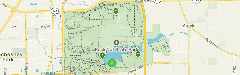 rock cut state park mountain biking