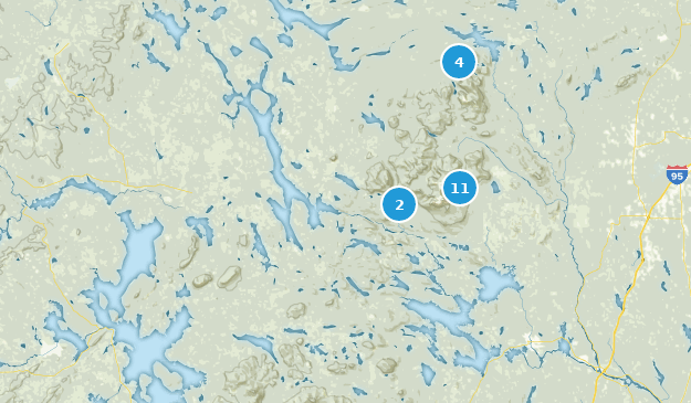 Baxter State Park Campground Map