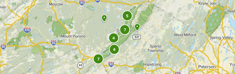 Best waterfall trails in Delaware Water Gap National Recreation Area ...