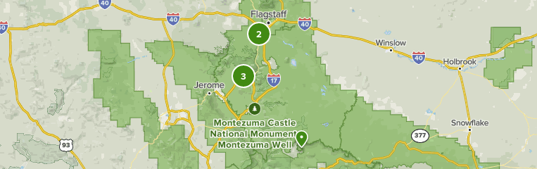 Coconino National Forest Trail Map Eaktmshcsy20Am