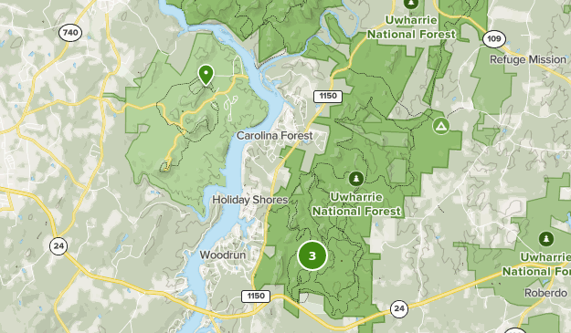 uwharrie mountain bike trails