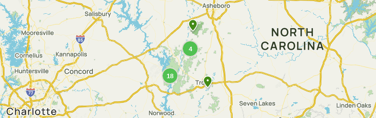 Uwharrie hotsell mountains map