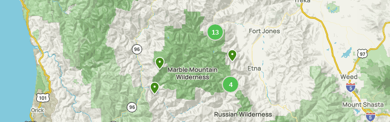 Marble mountain wilderness clearance backpacking