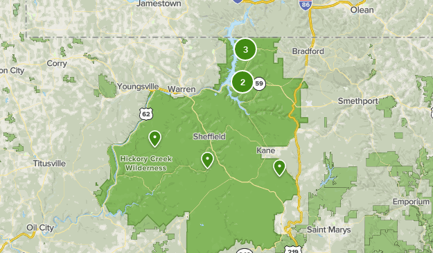 Allegheny South Map Allegheny National Forest - vrogue.co