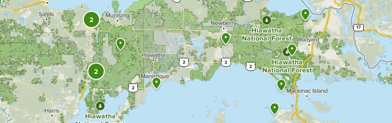 Hiawatha National Forest Map Best 10 Dog Friendly Trails In Hiawatha National Forest | Alltrails