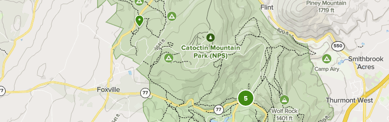 Catoctin Mountain Park Map Mrz4Fk_Mz8Korm