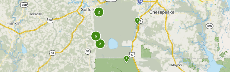 Best walking trails in Great Dismal Swamp National Wildlife Refuge ...