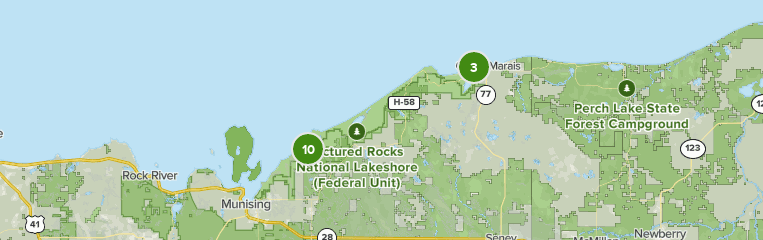 Best 10 River Trails in Pictured Rocks National Lakeshore | AllTrails
