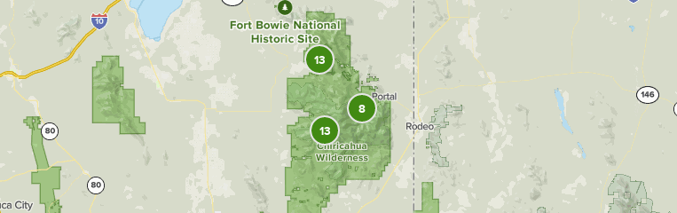 chiricahua national monument map