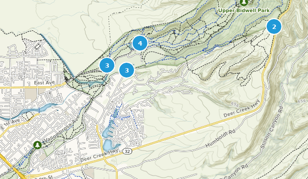Best Hiking Trails in Bidwell Park