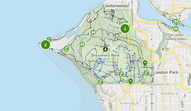 discovery park trail map