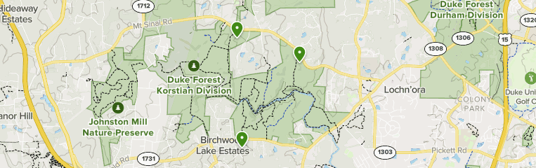 Duke Forest Trail Map Best 10 Trail Running Trails In Duke Forest Korstian Division Alltrails