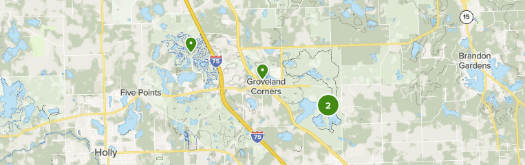 Holly Recreation Area Map Best Wildlife Trails In Holly State Recreation Area | Alltrails