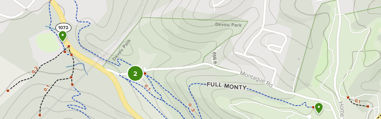 Devou park mountain online bike trails