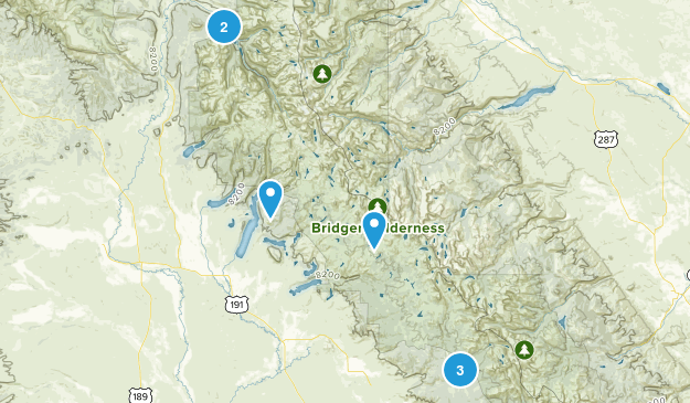 Bridger Trail Map