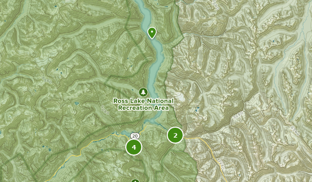 Ross Lake Campground Map