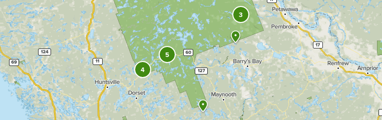 algonquin park trails