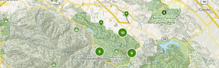 Almaden Quicksilver County Park Map Best Nature Trips Trails In Almaden Quicksilver County Park | Alltrails