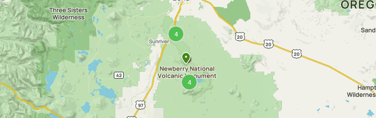 newberry volcano map
