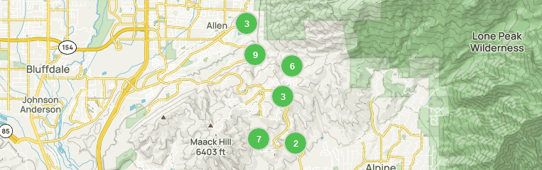 Corner canyon bike discount trails