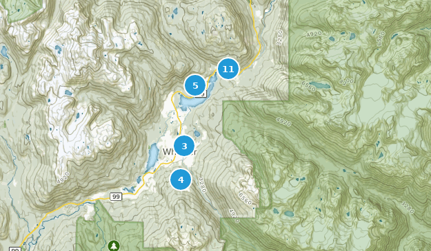 Whistler Mountain Bike Park Trail Map