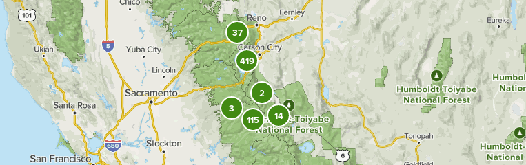 Toiyabe National Forest Map Best 10 Forest Trails In Humboldt-Toiyabe National Forest | Alltrails