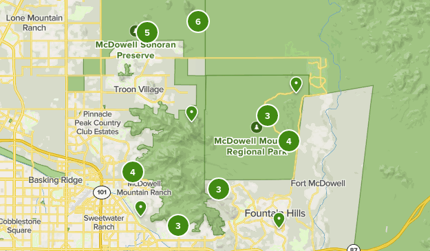 mcdowell mountain bike trails