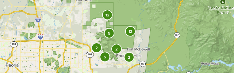 Mcdowell Mountain Regional Park Map Best 10 Walking Trails In Mcdowell Mountain Regional Park | Alltrails