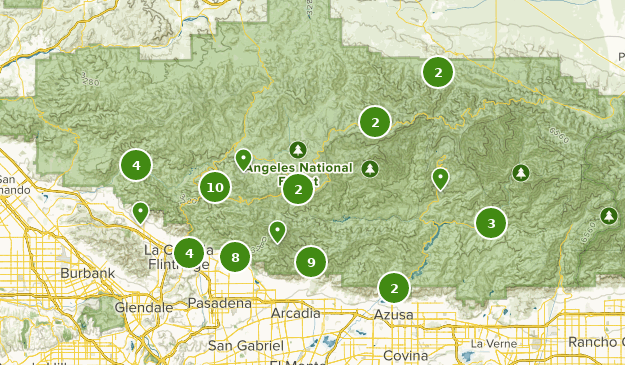 san gabriel river bike trail map