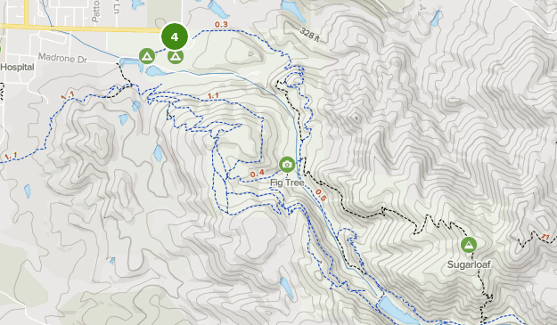 skyline mountain bike trail