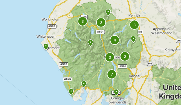 bike trails lake district