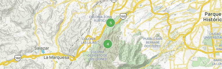 Las mejores rutas fáciles en Parque Nacional Desierto de los Leones en 2023  | AllTrails