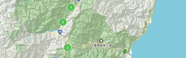 taroko national park map