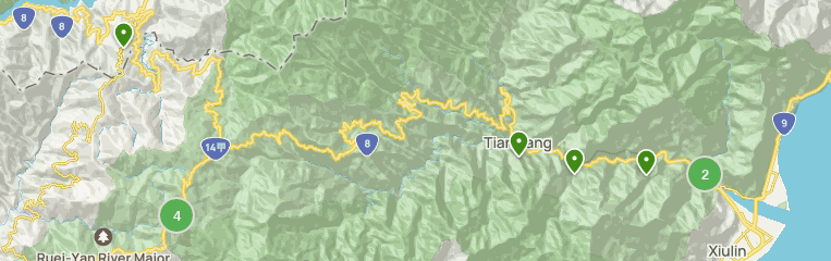 taroko national park map