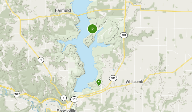 Brookville Lake Campground Map