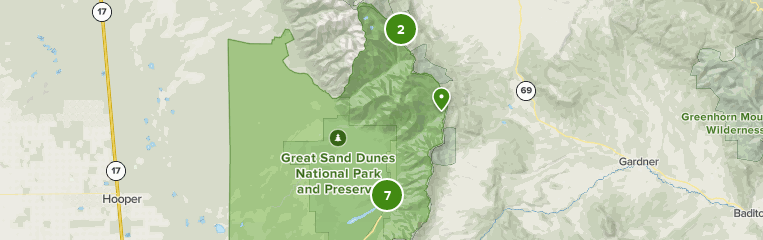 Sand Dunes State Forest Map Best 10 Forest Trails In Great Sand Dunes National Park And Preserve |  Alltrails