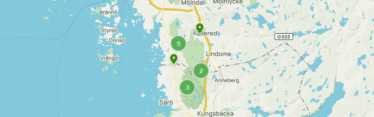 2023: Bästa korta lederna i Sandsjöbacka naturreservat | AllTrails