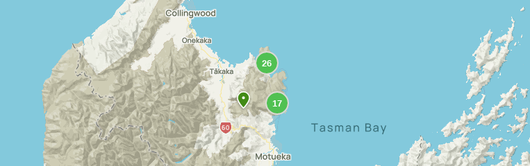 abel tasman national park map