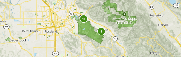 Annadel State Park Map Best Views Trails In Trione-Annadel State Park | Alltrails