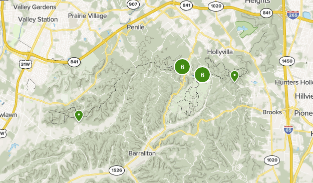 Jefferson Memorial Forest Trail Map