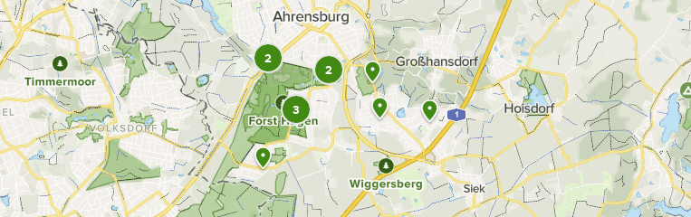 Naturschutzgebiet StellmoorAhrensburger Tunneltal Die besten Routen