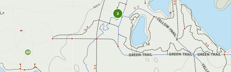 fort custer mountain bike trail map