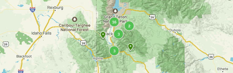 I migliori luoghi di campeggio in Bridger-Teton National Forest ...