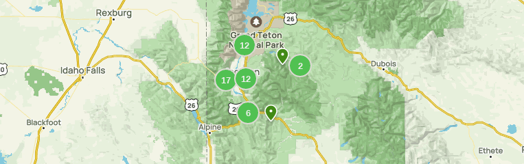 2023 Best 10 Hard Trails in Bridger-Teton National Forest - Jackson ...