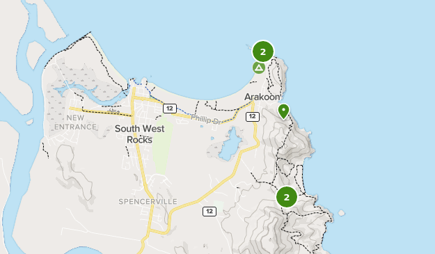 south west rocks map Best Walking Trails Near South West Rocks New South Wales south west rocks map